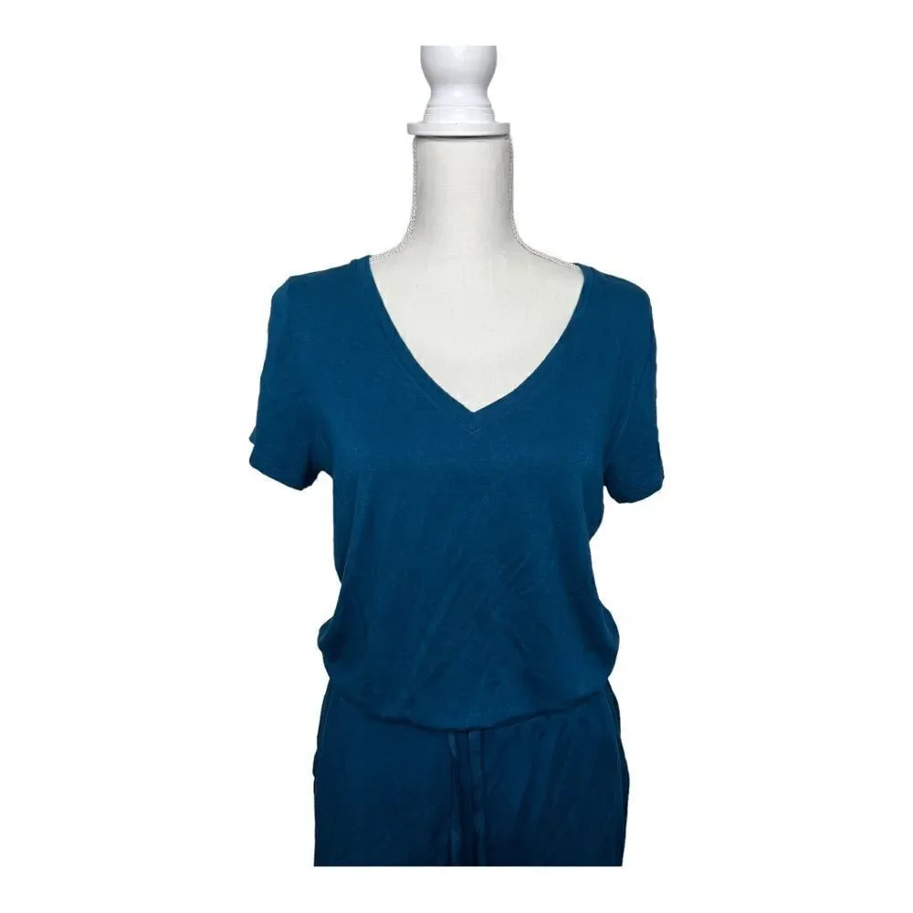 DAILY RITUAL Blue Romper. Size medium. - Picture 3 of 8
